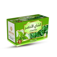 شاى اخضر بالنعناع وادى النحل 60جم 30كيس